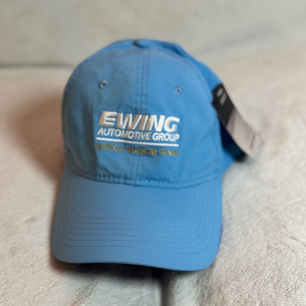 NEW Ewing Automotive Group‎ Light Blue PGA Golf Hat Junior Tour Special Edition